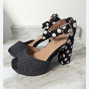 Torrid poka a dot block heel 10 w